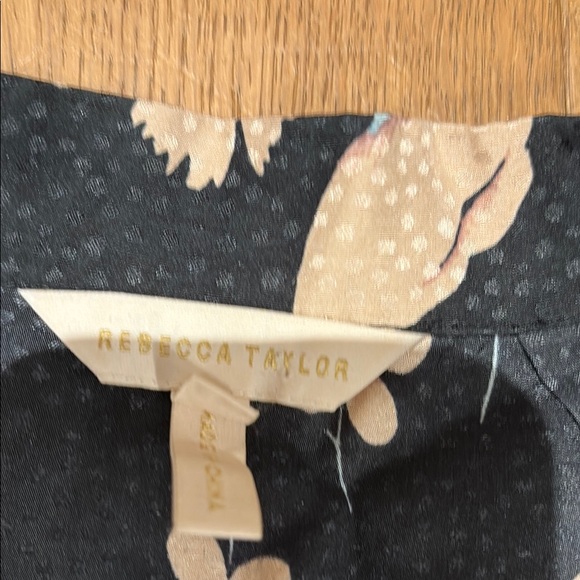 Rebecca Taylor floral silk blend dress size 10 - Picture 2 of 7